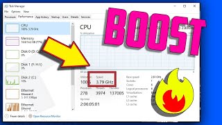 Boost CPU speed on Laptop 100% | How to increase CPU speed just double in 2 steps | PC speed