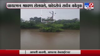 Thane| शहापूर तालुक्यात 35 गावांचा वीजपुरवठा सुरळीत करण्यासाठी वायरमन श्रवण शेलवलेची जीवाची बाजी-tv9