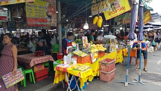 ⁴ᴷ BANGKOK A Walk Around the Thai Street Food Stalls at Chatuchak Market