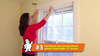 How to install the Frost King Shrink Window Insulation Kit