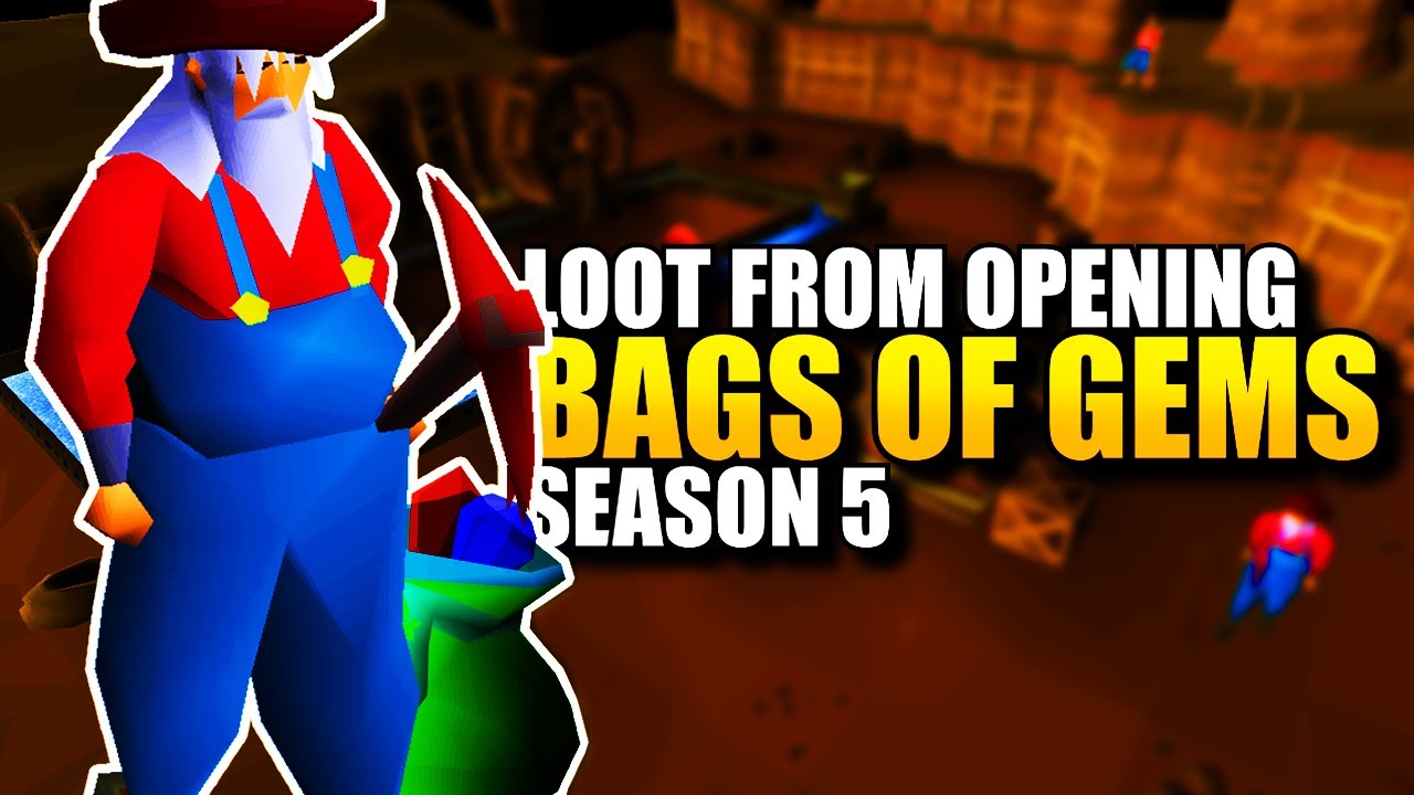 Loot From 1000 Golden Nuggets (Gem Bags) |Testing OSRS Wiki Money ...