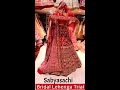 Sabyasachi Red Bridal Lehenga Shopping | Indian Wedding | Designer Lehenga Chandni Chowk Delhi