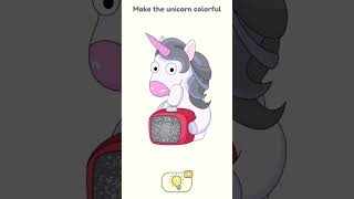 DELETE ONE PART💡| THE UNICORN COLORFUL ✅ | LEVEL 864 #dop2 #gaming #deleteonepart #cartoon #shorts