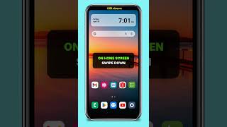 How to turn on Flashlight quickly - Samsung phone #shorts