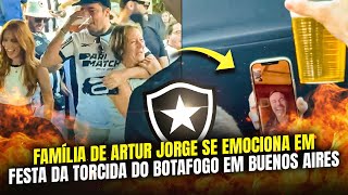 ⚠️MÃE DE ARTUR JORGE SE EMOCIONA COM HOMENAGEM DA TORCIDA ALVINEGRA NA ARGENTINA!!!