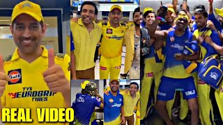 Ms Dhoni and Csk Players Crazy Celebration in Dressing Room they won IPL FINAL | CSK vs GT IPL 2023