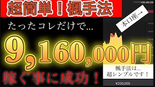 【※コレだけで？！】日利916万円稼いだ手法徹底解説します【バイナリーオプションハイローオーストラリア】