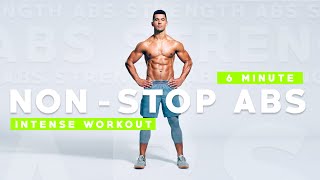 6 MINUTE NON STOP ABS WORKOUT || PMA FITNESS |