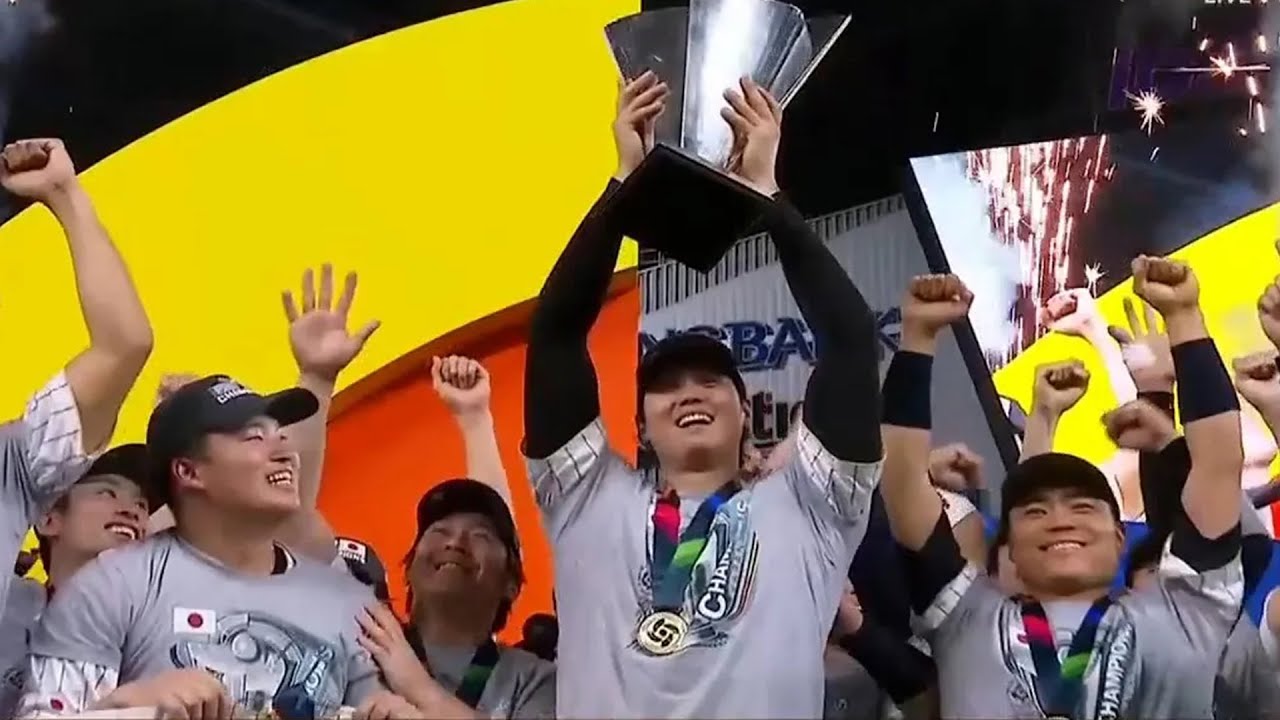 Japan Hoists The Trophy After Winning The 2023 World Baseball Classic ...