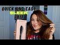 FOXYBAE Rose Gold Straightening Brush | Try On and Review |How to Get Quick Easy Straight Hair