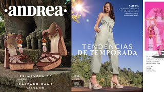 Catálogo Andrea de Sandalias de Moda Primavera Verano 2025