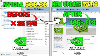 Nvidia Control Panel New update 572.16 | Nvidia Latest Update 572.16 Best Setting For Gaming 2025