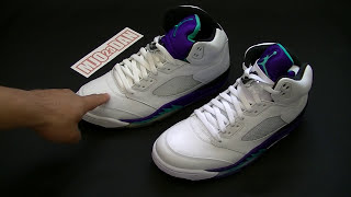 A Review and Comparison of The Air Jordan 5 Grape (2006 vs 2013)