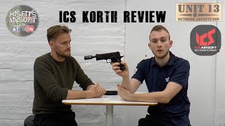 ICS Korth PRS GBB Pistol Review - Airsoft Unboxing and Review