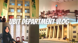 UBIT Department Vlog | Aaj visit krwaongi Apne department ka | Karachi University