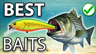 BEST 5 LURES FOR SPRING STRIPED BASS (MUST HAVE SURF FISHING BAITS!)