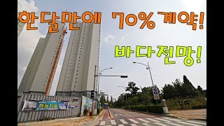 인천논현동아파텔 196세대 한달만에 70%분양완료?! 바다뷰 26층고층 분양현장