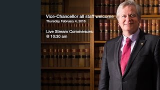 ANU Vice-Chancellor all staff address