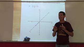 Plotting a Point on a 3-D Coordinate System