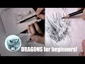 The Complete Dragon Design Marathon | Body, Head & Horns for Concept Art and Games