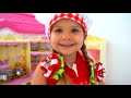 Roma and Diana Playing Cafe | Compilation video with food toys