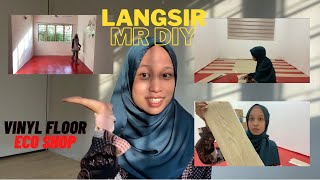 Vinyl Floor EcoShop | Langsir Mr. Diy | Transform Rumah | #Vlog #diy #vinyl #vinylfloor #mrdiy