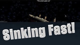 The Sinking Of Roblox Titanic - roblox sharkbite titanic wreck