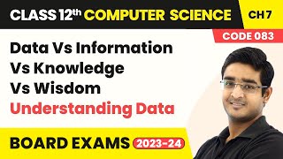 Data Vs Information Vs Knowledge Vs Wisdom - Understanding Data |Class 12 Computer Science Chapter 7