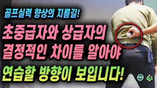 [골프레슨] 머리와 골반위치 지키며 체중이동과 회전 잘 하는 방법!