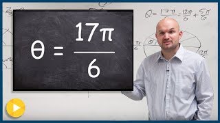 Find the reference angle of a angle larger than 2pi
