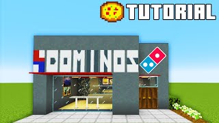Minecraft Tutorial: How To Make A Modern Dominos Pizza  "2022 City Tutorial"