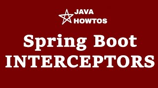 Creating interceptor in Spring Boot - simple example