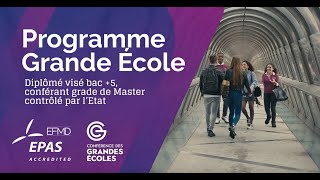 Le Programme Grande Ecole de EDC Paris Business School