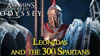 LEONIDAS AND THE 300 SPARTANS ALL SCENES (Assassin's Creed Odyssey)