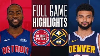 PISTONS at NUGGETS | FULL GAME HIGHLIGHTS | January 7, 2024