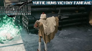 Yuffie hums victory fanfare - Final Fantasy 7 Remake Intergrade