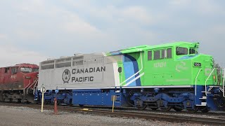 CP 1001 \u0026 1002 Hydrogen Loco's! Davenport, IA 6/18/23