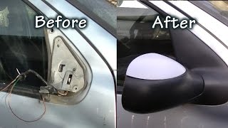 5 minutes to replace a side mirror