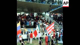 SYND 12 8 77 OPENING CEREMONY AND RACES FROM GUADALAJARA GAMES