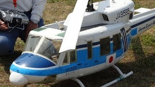 ジェットヘリ Bell 412 デモフライト