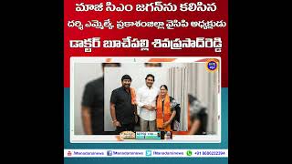 మాజీ సిఎం జగన్ ను కలిసిన దర్శి ఎమ్మెల్యే డాక్టర్ బూచేపల్లి #darsi #ycp #darsimla #buchepalli