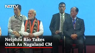 Neiphiu Rio Takes Oath As Nagaland Chief Minister For 5th Term, PM Present