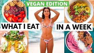 I Went VEGAN For A Week (What I Eat In A Week) | My Workout Routine & Diet to GLOW UP in 2021