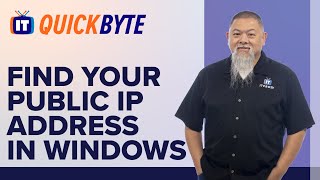 How to Find your Public IP Address from the Command Line in Windows 10 | An ITProTV QuickByte