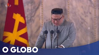 Kim Jong-un chora em raro pedido de desculpas em discurso na Coreia do Norte
