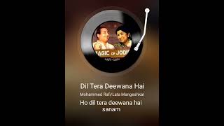 dil tera diwana hai Sanam ♥️♥️♥️♥️♥️♥️