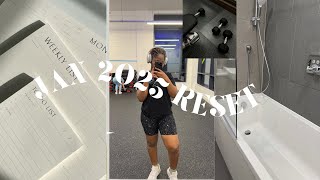 JAN RESET- Bulk Grocery Shopping + Meal Prepping + Back to the Gym + Planning Goals ft CleverFox etc