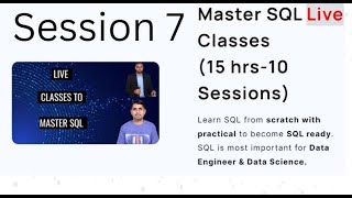 SQL Session 7