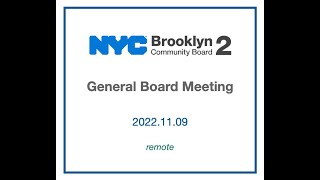 2022.11.09 - BKCB2 General Board Meeting