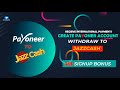 How to Create Payoneer Account & Link  To Jazzcash In Pakistan | Receive International Payments